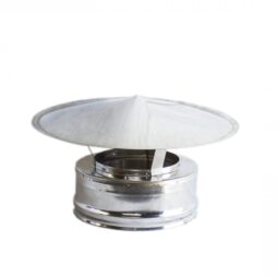 Chapéu Em Inox Duplo Isolado